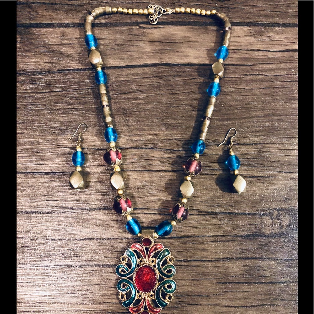 Unique Banjara style Eco Friendly Indian Necklace